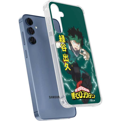 My Hero Academia Deku Season 4 Galaxy A35 5G Clear Case
